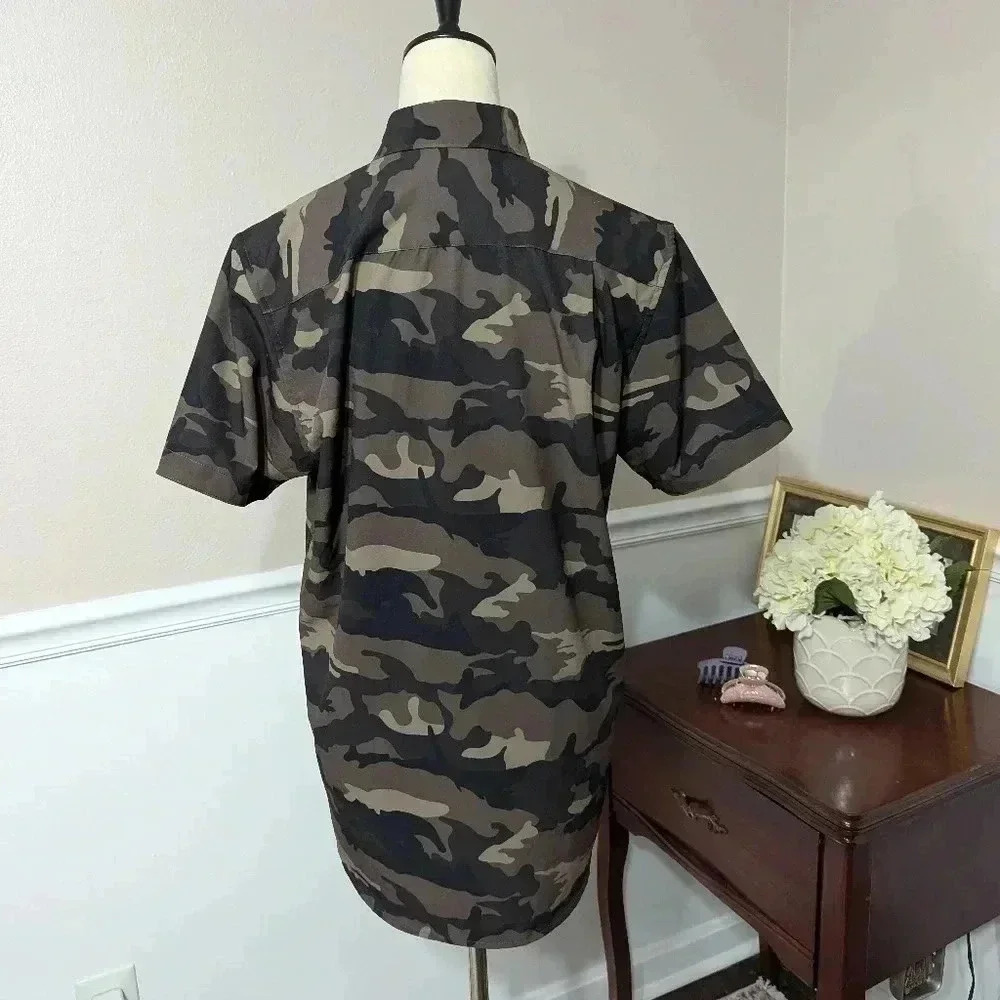 2/$10 Ethanol Camo Button Down - Picture 2 of 4